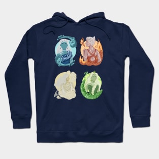 FOUR ELEMENTS GODDESSES Hoodie